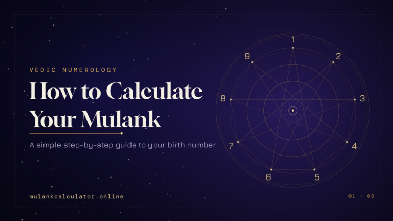 How to Calculate Mulank by Date of Birth